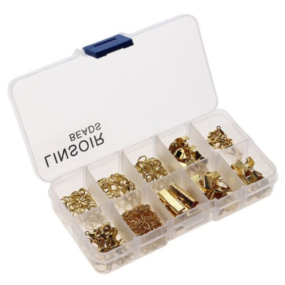 [2/$12] NEW DIY Jewelry Making Kit (Gold)